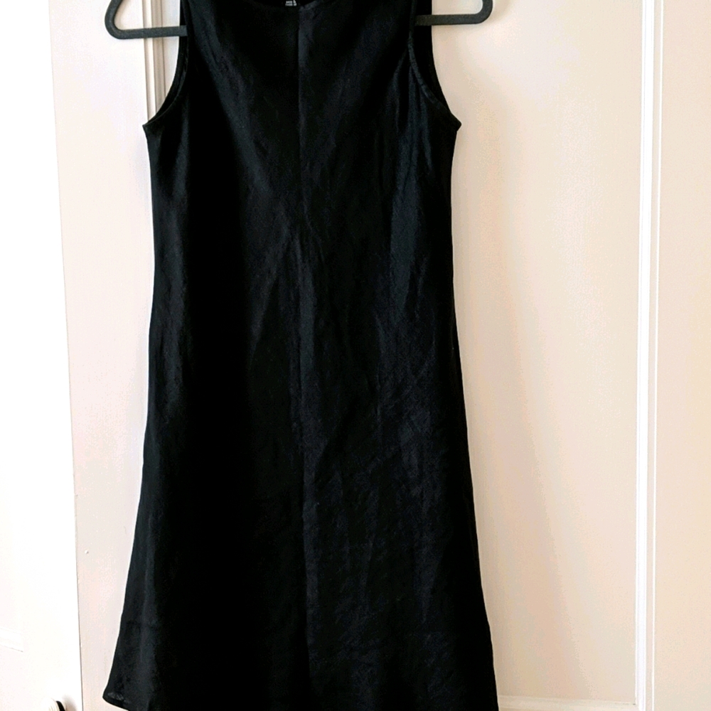 Eileen Fisher | Black Linen Dress